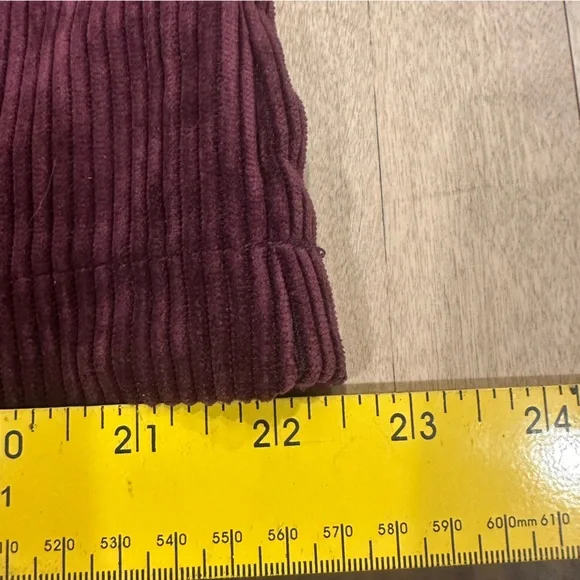NWT Luxology Purple Corduroy Jumper Pocket Dress Women’s Size Small - Picture 14 of 14